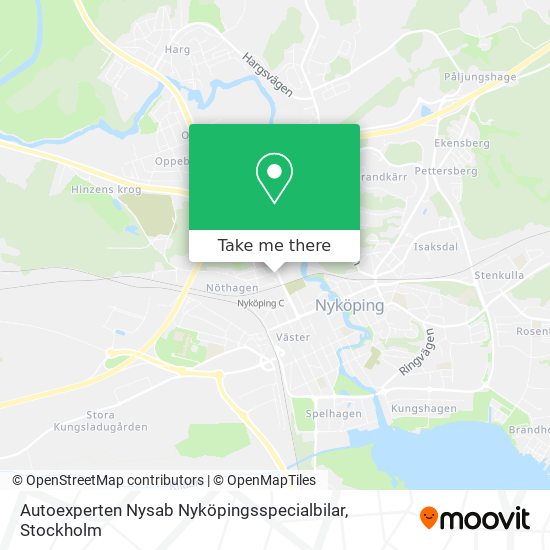 Autoexperten Nysab Nyköpingsspecialbilar map