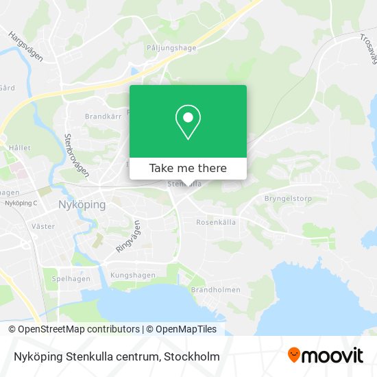 Nyköping Stenkulla centrum map