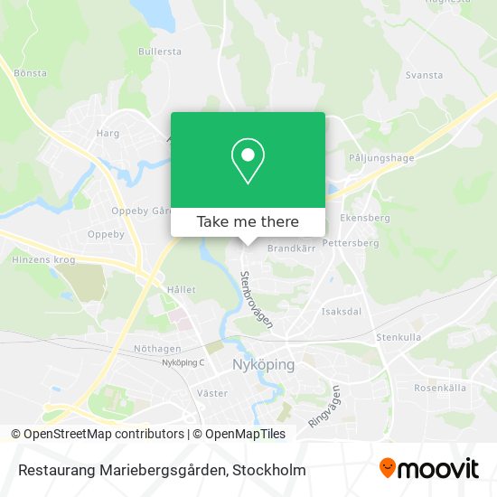 Restaurang Mariebergsgården map