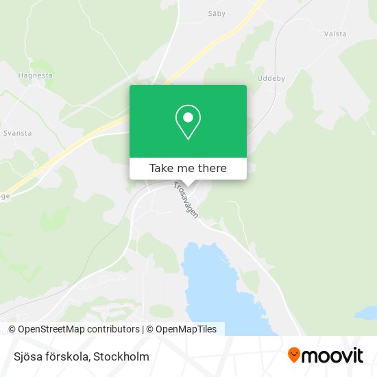 Sjösa förskola map
