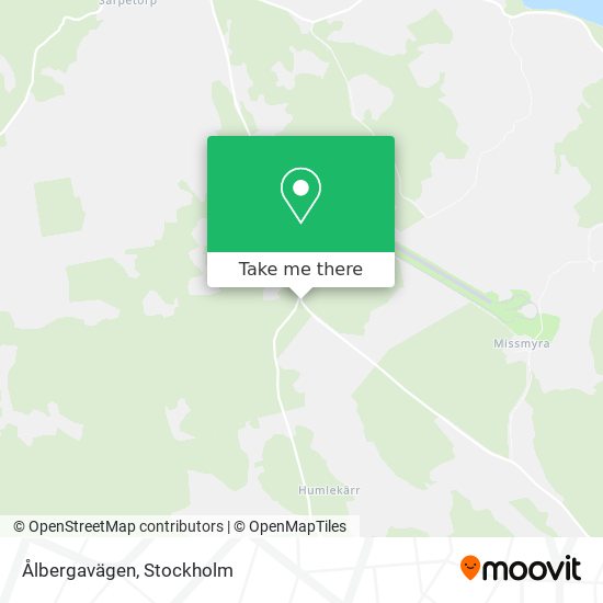 Ålbergavägen map