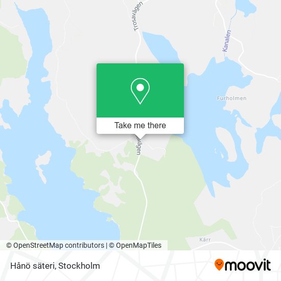 Hånö säteri map