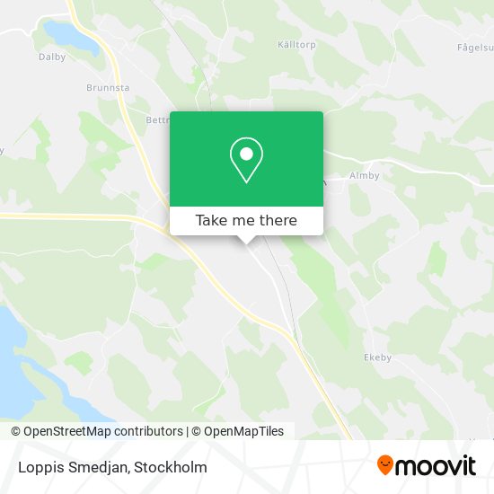 Loppis Smedjan map