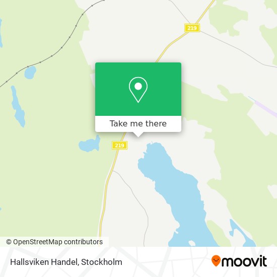 Hallsviken Handel map