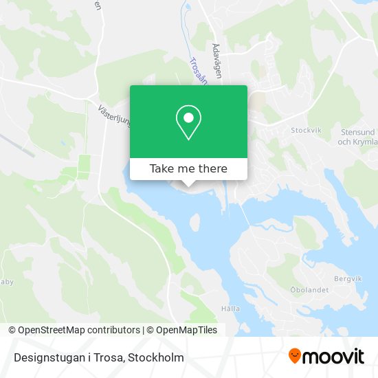 Designstugan i Trosa map