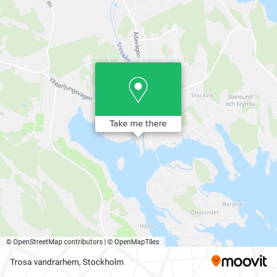 Trosa vandrarhem map