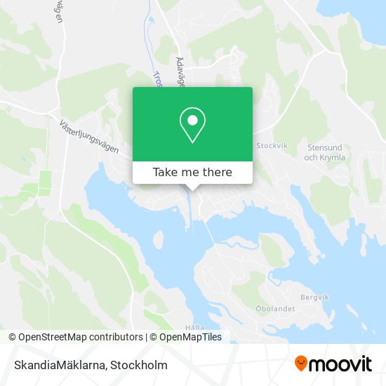 SkandiaMäklarna map