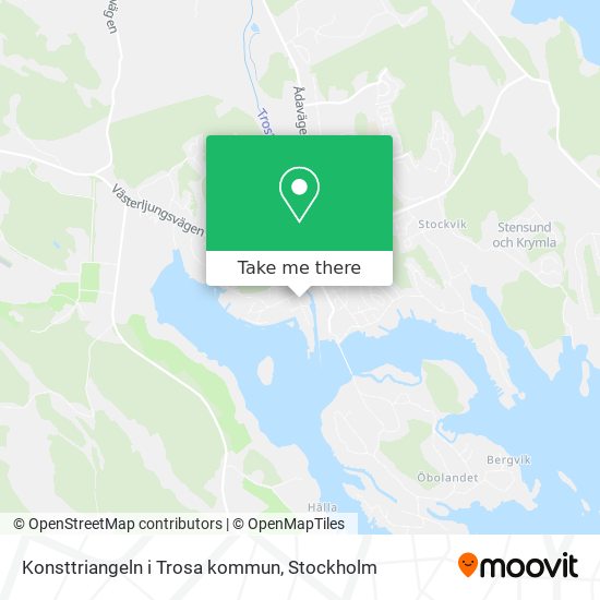 Konsttriangeln i Trosa kommun map