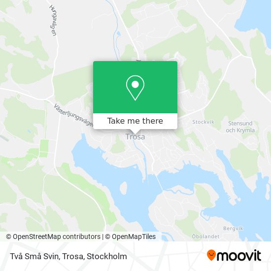 Två Små Svin, Trosa map