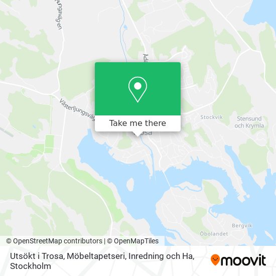 Utsökt i Trosa, Möbeltapetseri, Inredning och Ha map