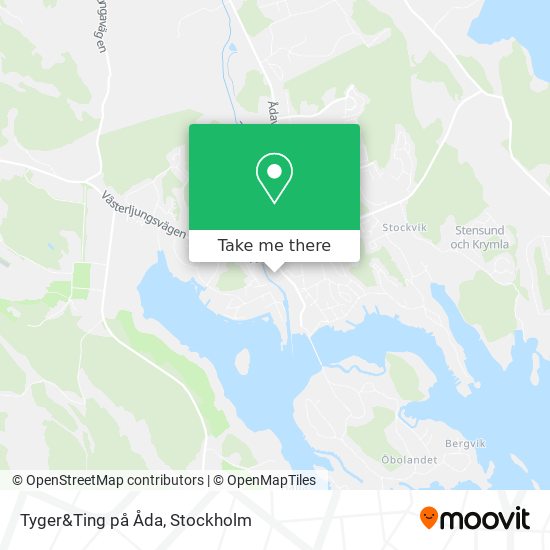 Tyger&Ting på Åda map