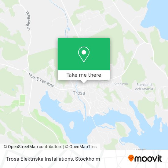 Trosa Elektriska Installations map