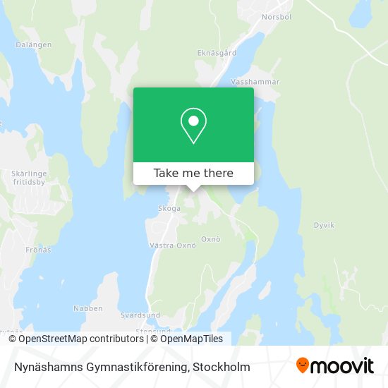 Nynäshamns Gymnastikförening map