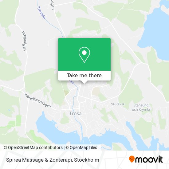 Spirea Massage & Zonterapi map