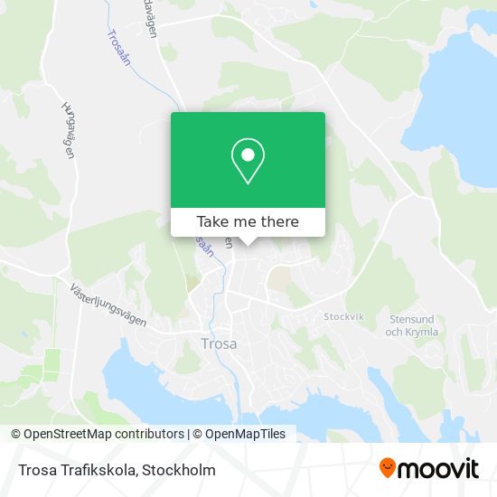 Trosa Trafikskola map