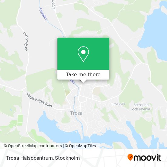 Trosa Hälsocentrum map