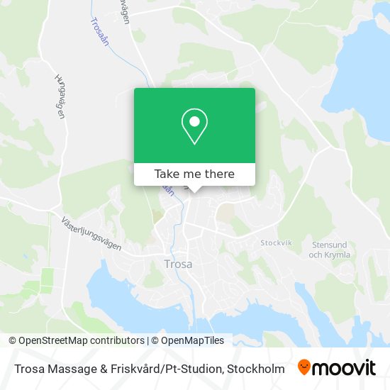 Trosa Massage & Friskvård / Pt-Studion map