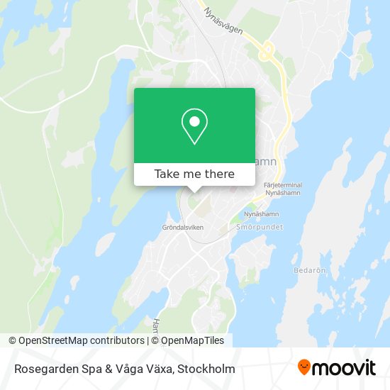 Rosegarden Spa & Våga Växa map