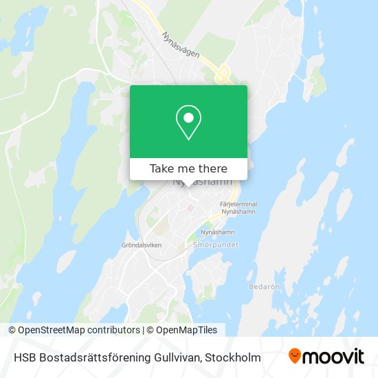 HSB Bostadsrättsförening Gullvivan map