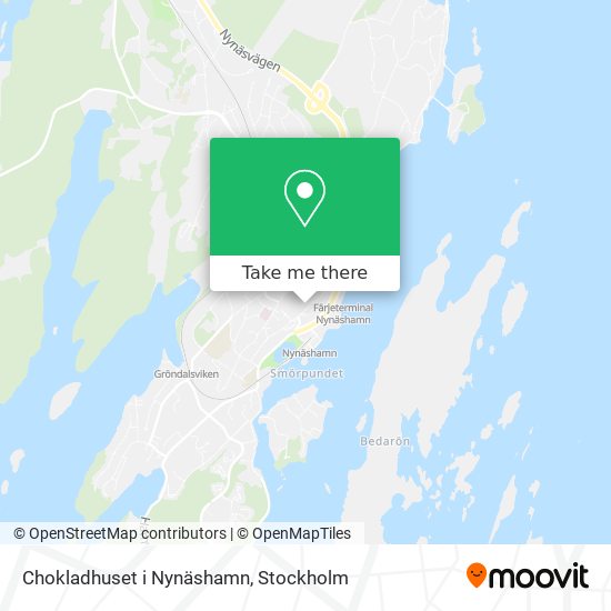 Chokladhuset i Nynäshamn map