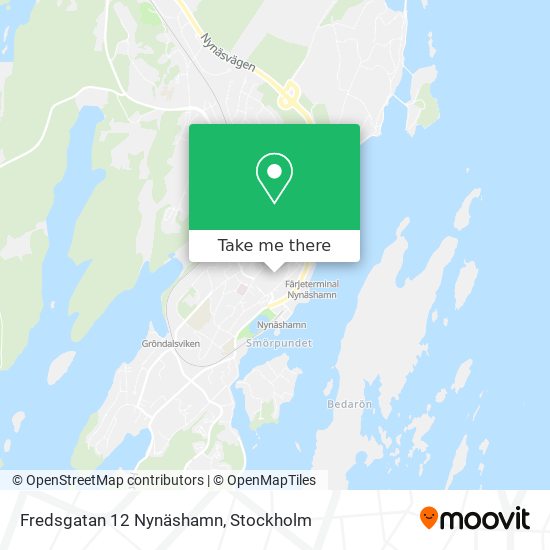 Fredsgatan 12 Nynäshamn map