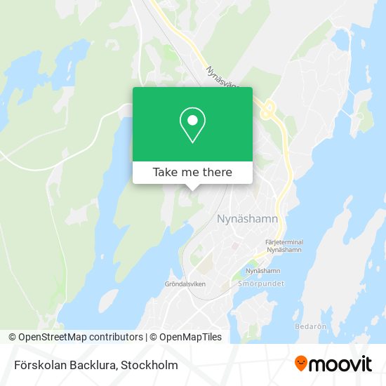 Förskolan Backlura map