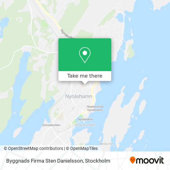 Byggnads Firma Sten Danielsson map