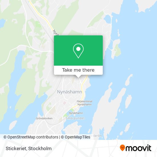 Stickeriet map