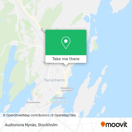 Audionova Nynäs map