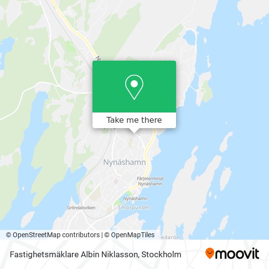 Fastighetsmäklare Albin Niklasson map