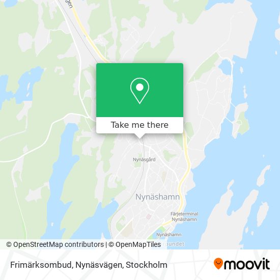 Frimärksombud, Nynäsvägen map