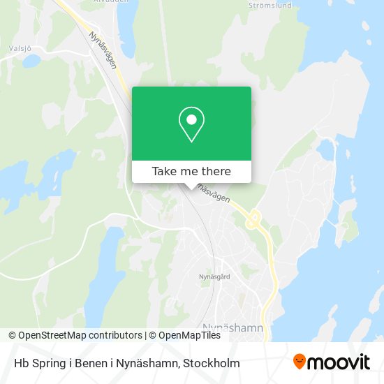 Hb Spring i Benen i Nynäshamn map