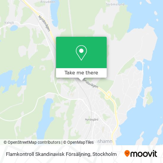 Flamkontroll Skandinavisk Försäljning map