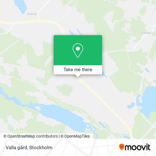 Valla gård map