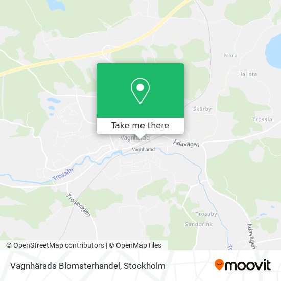 Vagnhärads Blomsterhandel map