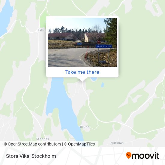 Stora Vika map