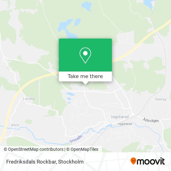 Fredriksdals Rockbar map