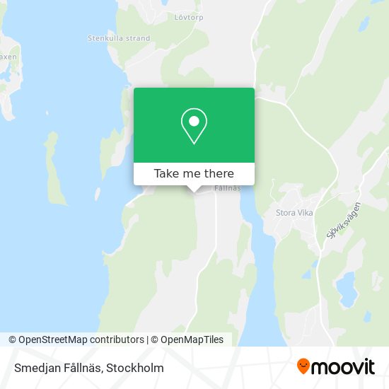 Smedjan Fållnäs map