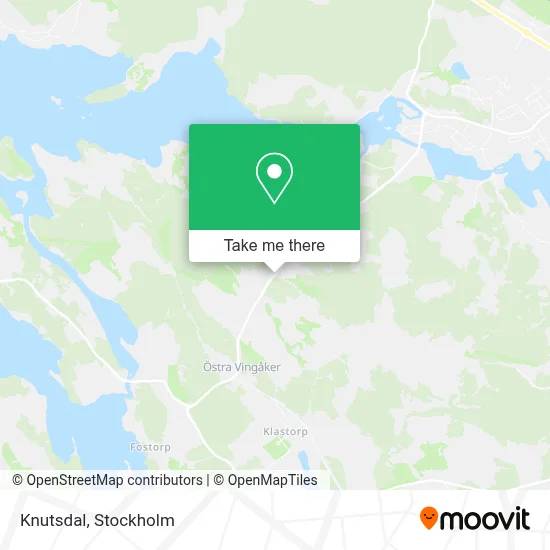 Knutsdal map