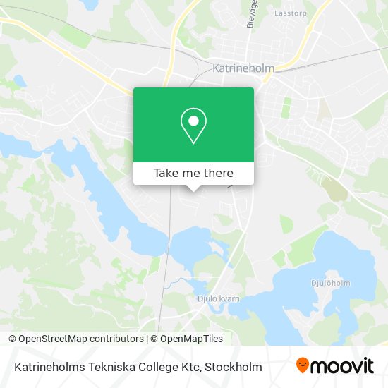 Katrineholms Tekniska College Ktc map