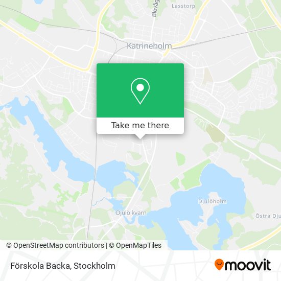 Förskola Backa map