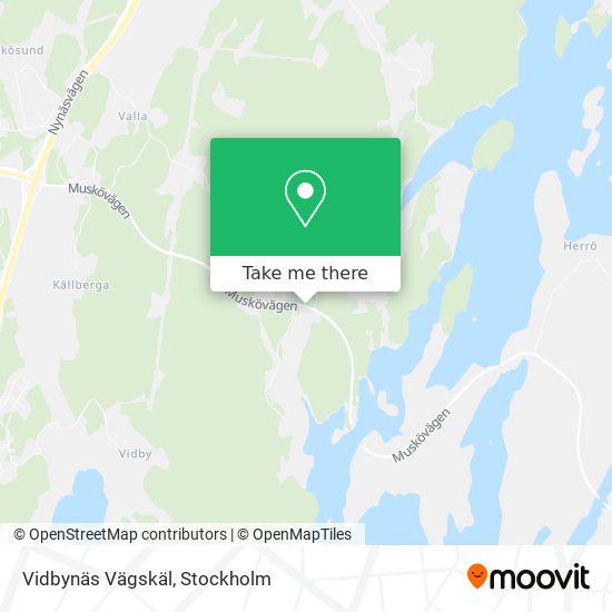 Vidbynäs Vägskäl map