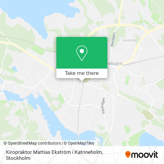 Kiropraktor Mattias Ekström i Katrineholm map