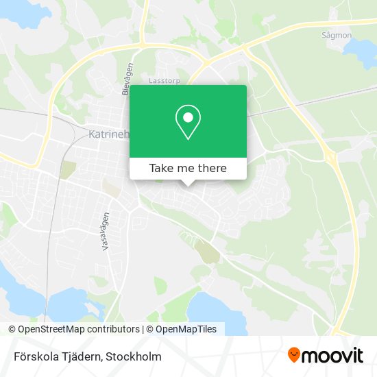 Förskola Tjädern map