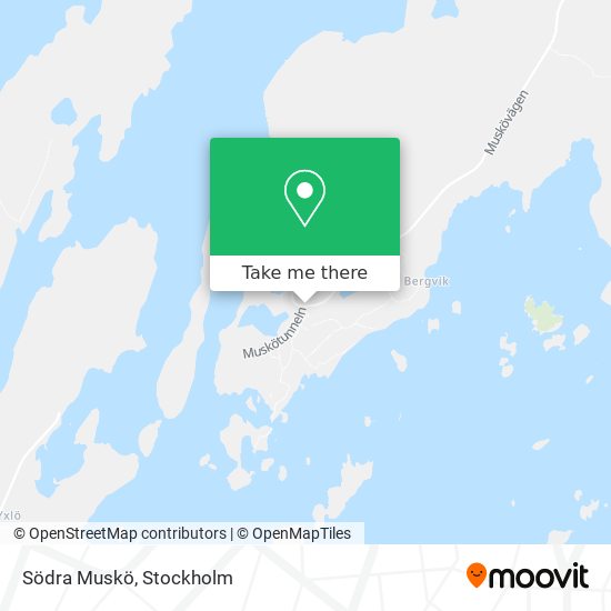 Södra Muskö map