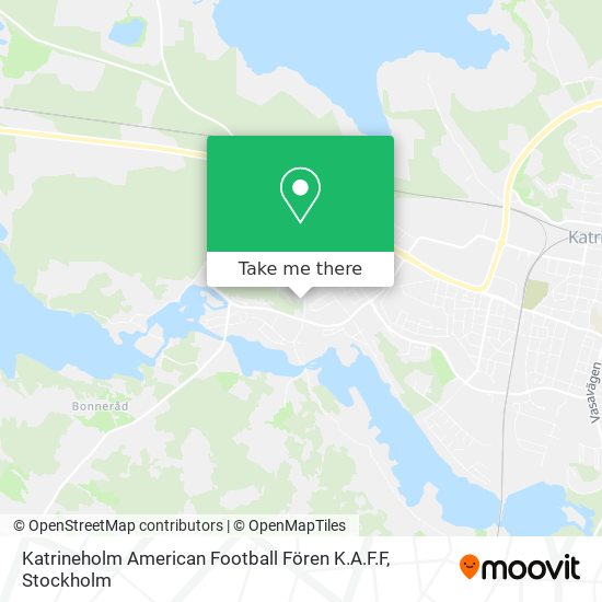 Katrineholm American Football Fören K.A.F.F map