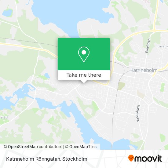 Katrineholm Rönngatan map