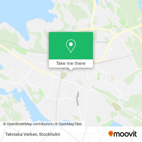 Tekniska Verken map