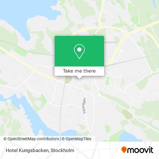 Hotel Kungsbacken map