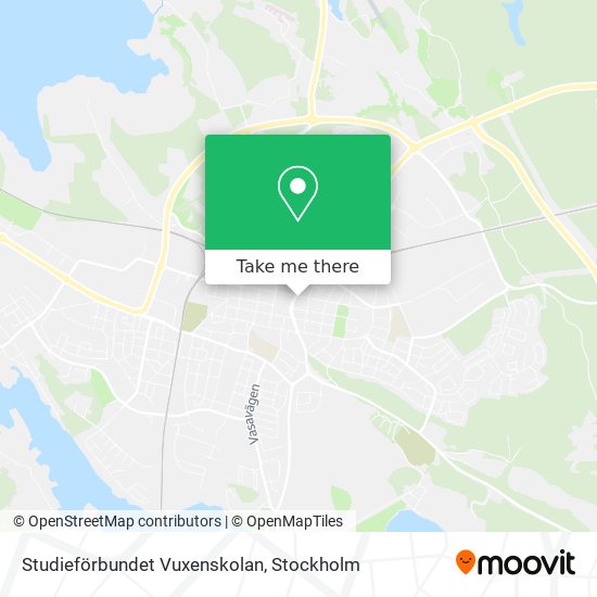 Studieförbundet Vuxenskolan map